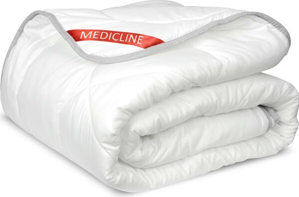 Coperta antiallergica per tutte le stagioni 200x220 cm - Microfibra, bianco