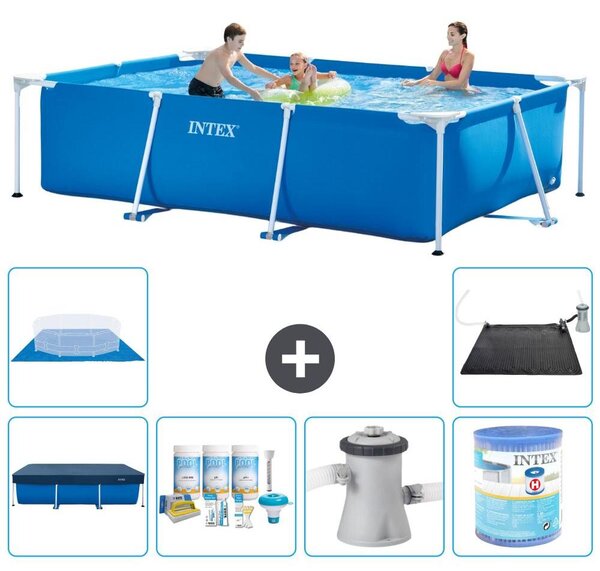 Piscina fuori terra rettangolare - 300x200x75 cm - 7 pezzi - Modello S30200