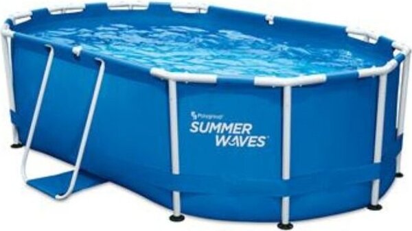 Piscina Summer Waves Active Oval Frame 300 X 200 X 84 cm + pompa filtro