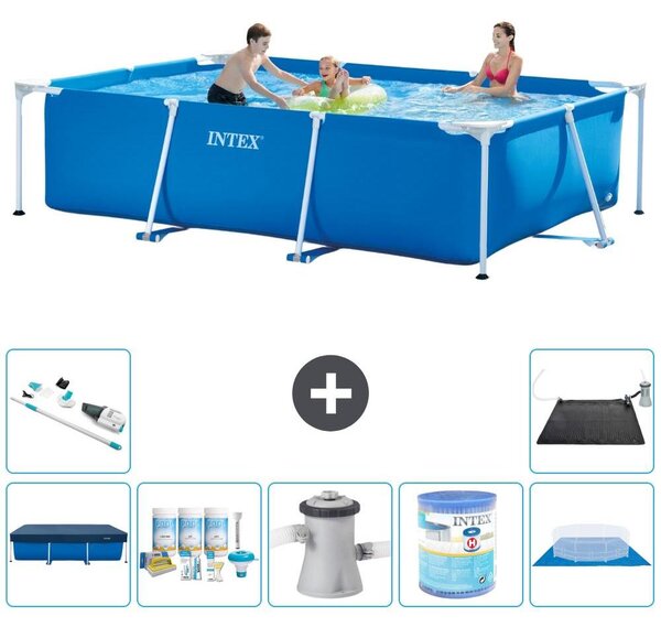 Piscina fuori terra rettangolare - 300x200x75 cm - 8 pezzi - Modello S30212