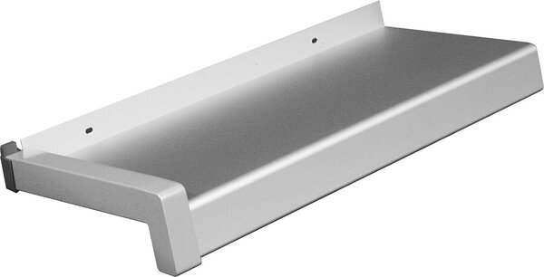 Davanzale in alluminio argento EV1 195 mm Sporgenza MF 4 Chiusura scorrevole 900 mm