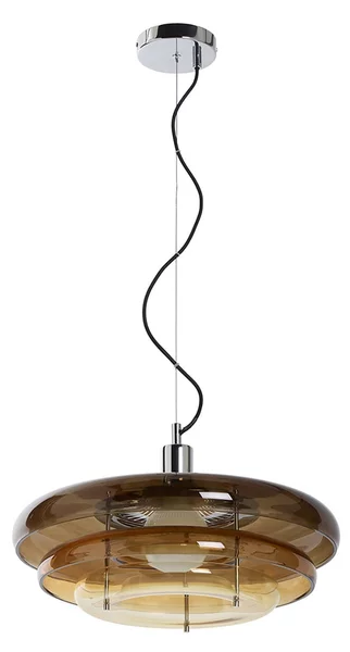 Lampada a sospensione MARKET SET, Sunset, dimmerabile, Marrone / Ruggine, Sala da pranzo, Vetro, Design