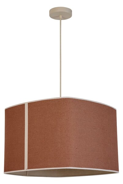 Lampada a sospensione MARKET SET, Dolce, dimmerabile, Marrone / Ruggine, Sala da pranzo, Tessuto / Tessile, Design