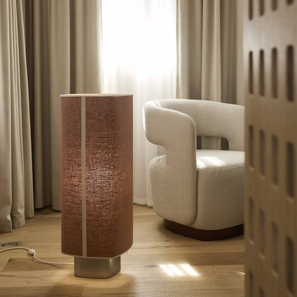 Lampada da terra MARKET SET, Dolce, Marrone / Ruggine, Soggiorno, Tessuto / Tessile, Design
