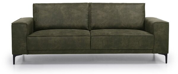 Divano in similpelle verde 224 cm Copenhagen - Scandic