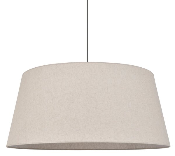Lampada a sospensione COREP, Tambour, dimmerabile, Beige, Soggiorno, Tessuto / Tessile