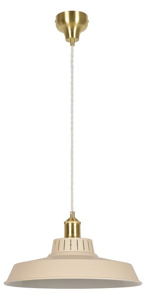 Lampada a sospensione COREP, Thelma, dimmerabile, Beige, Soggiorno, Metallo