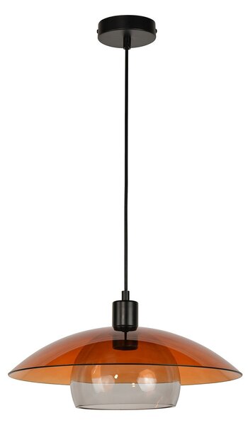 Lampada a sospensione COREP, Jolly, dimmerabile, Marrone / Ruggine, Soggiorno, Vetro
