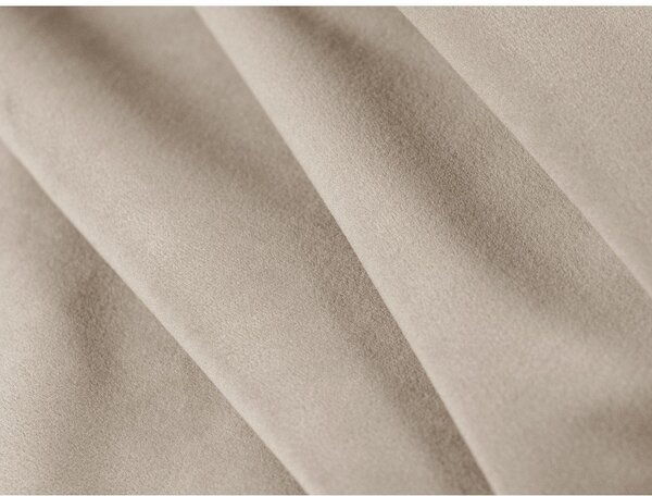 Divano beige con rivestimento in velluto 140 cm Abby – Micadoni