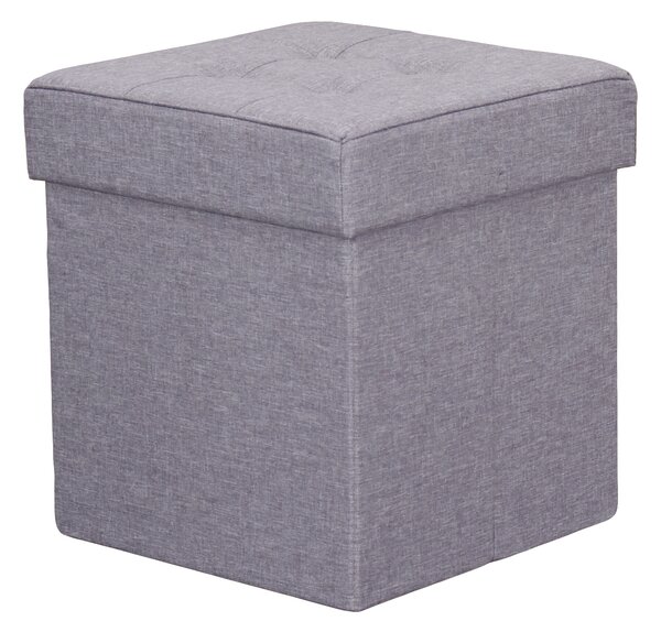 Pouf Poggiapiedi Sgabello Quadrato in Feltro 75x30