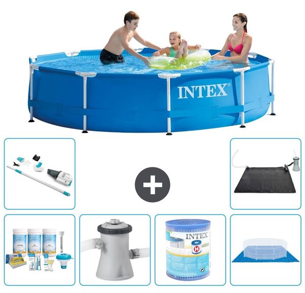 Piscina autoportante rettangolare - 305x76 cm - 7 pezzi - Modello S41517