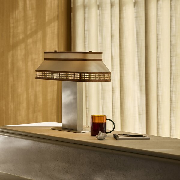 Lampade da tavolo MARKET SET, Square, Beige, Soggiorno, Tessuto / Tessile, Design