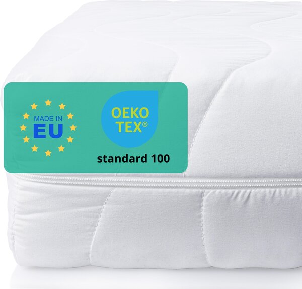 Pillows24 - Materasso a 7 zone 90x200 | altezza 12 cm | materasso in schiuma a freddo 2 durezza H2/H3 | rivestimento lavabile a 60 °C | anallergico | Oeko-Tex | EU