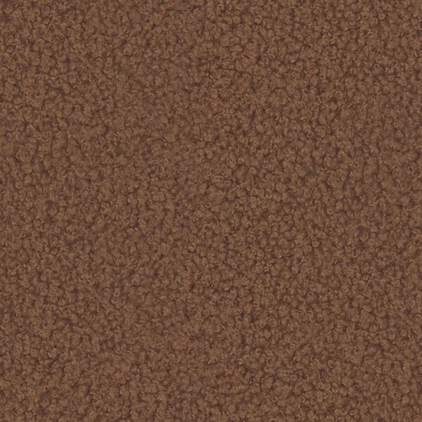 Divano angolare color terracotta (con penisola a destra/con chaise lounge) con rivestimento in bouclé Orbit – Ropez