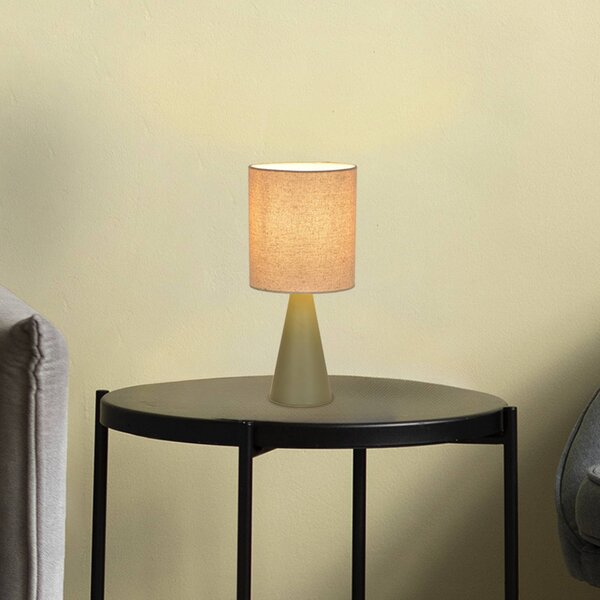 COREP Lampada da tavolo Sally, Verde, Soggiorno / Sala da pranzo, Metallo, Moderno, Lampada da tavolo