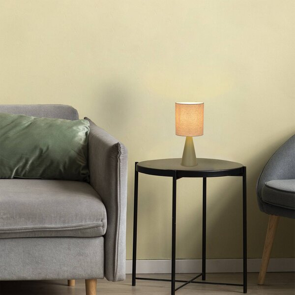 COREP Lampada da tavolo Sally, Verde, Soggiorno / Sala da pranzo, Metallo, Moderno, Lampada da tavolo