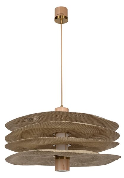 Lampada a sospensione MARKET SET, Rivage, Beige, Sala da pranzo, Tessuto / Tessile, Design
