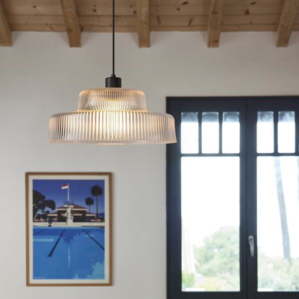 Lampada a sospensione COREP, Lorenzo, dimmerabile, Trasparente, Soggiorno, Vetro, Moderno