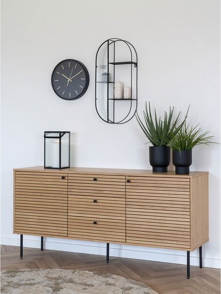 Cassettiera bassa in rovere naturale 150x74 cm Kyoto - House Nordic