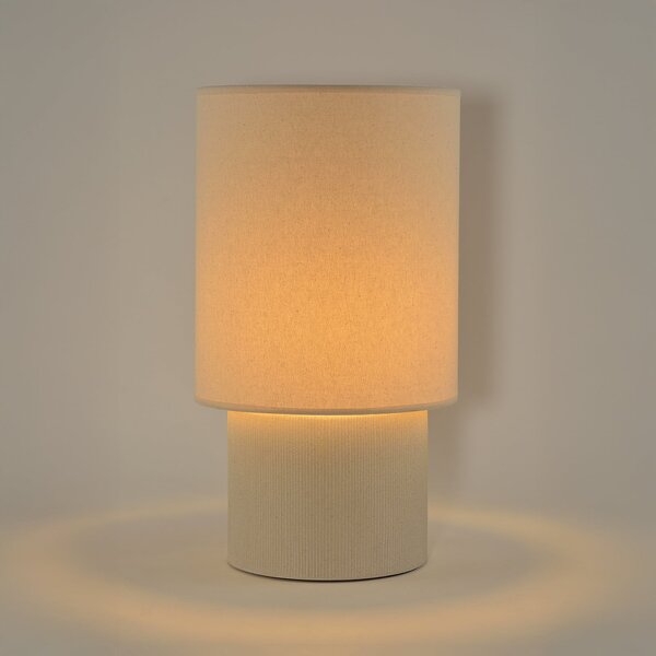 Lampade da tavolo COREP, Rhodes, Beige, Soggiorno, Ceramica