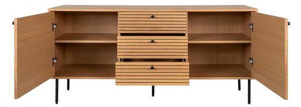 Cassettiera bassa in rovere naturale 150x74 cm Kyoto - House Nordic