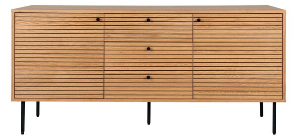 Cassettiera bassa in rovere naturale 150x74 cm Kyoto - House Nordic