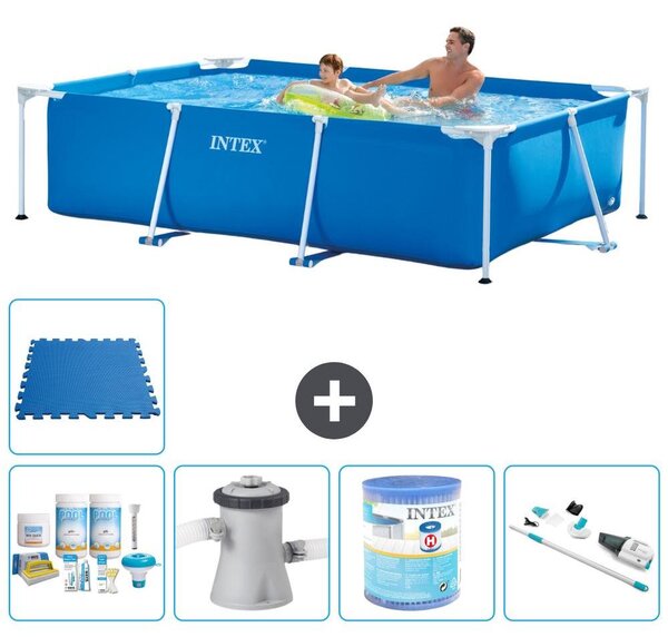 Piscina fuori terra rettangolare - 260x160x65 cm - 6 pezzi - Modello S40134