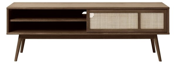 Mobile TV marrone scuro effetto rovere 150x50 cm Barrali - Unique Furniture