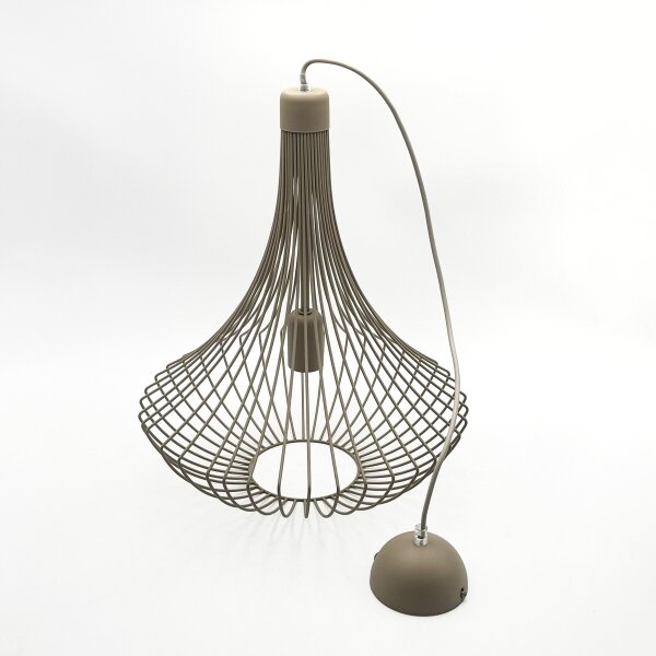 Lampadario sospeso su cavo BALERINA 1xE27/15W/230V beige