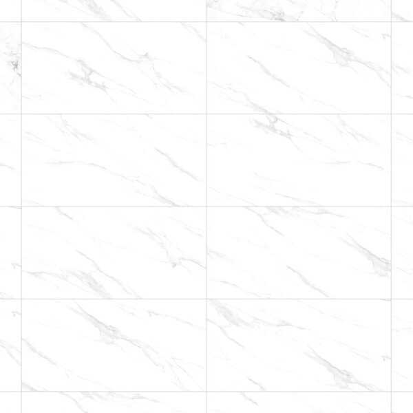 Mexen Bliss Bianco gres smaltato rett. G1, piastrella da pavimento e parete 120 x 60 cm, lucido - TL149-120-060-00