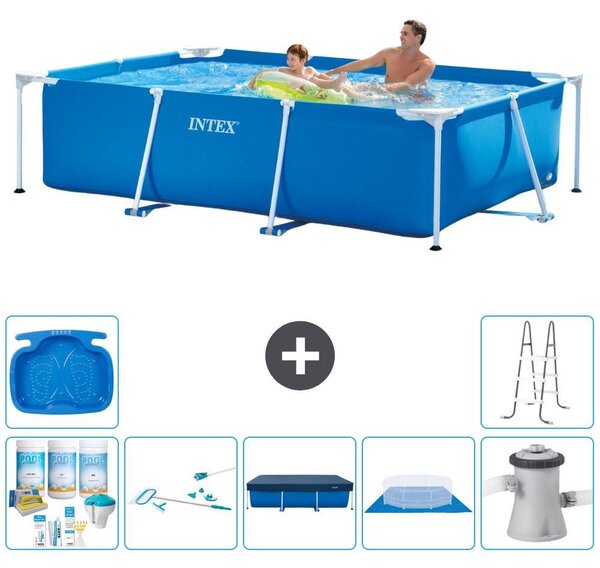Piscina fuori terra rettangolare - 260x160x65 cm - 8 pezzi - Modello S20030