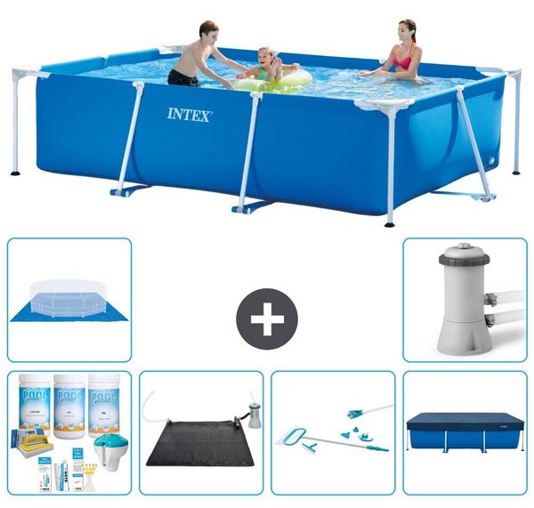 Piscina fuori terra rettangolare - 300x200x75 cm - 7 pezzi - Modello S20042