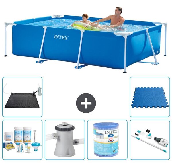 Piscina fuori terra rettangolare - 260x160x65 cm - 7 pezzi - Modello S30130