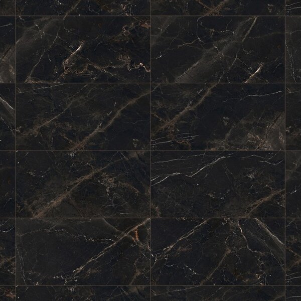Mexen Marquino Black gres smaltato rettificato G1, piastrella da pavimento e parete 120 x 60 cm, alta lucentezza