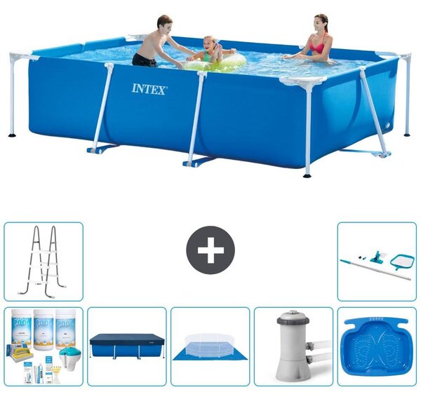 Piscina fuori terra rettangolare - 300x200x75 cm - 8 pezzi - Modello S20049