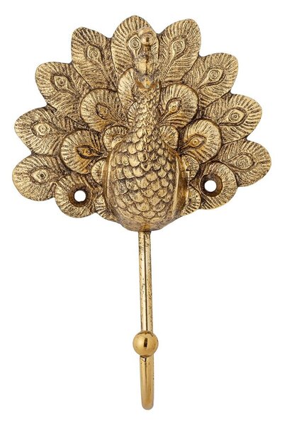 Gancio da parete dorato in metallo Dun – Bloomingville