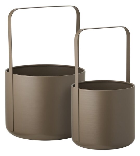 Set di coprivaso in metallo 2 pz ø 24,5 cm Tule – House Nordic