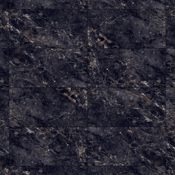 Mexen Rokocha Gres nero lucido rettificato G1, piastrella pavimento-parete 120 x 60 cm, alta lucentezza - TL205-120-060-01