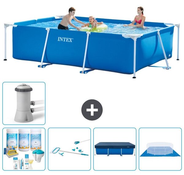Piscina fuori terra rettangolare - 300x200x75 cm - 6 pezzi - Modello S20046