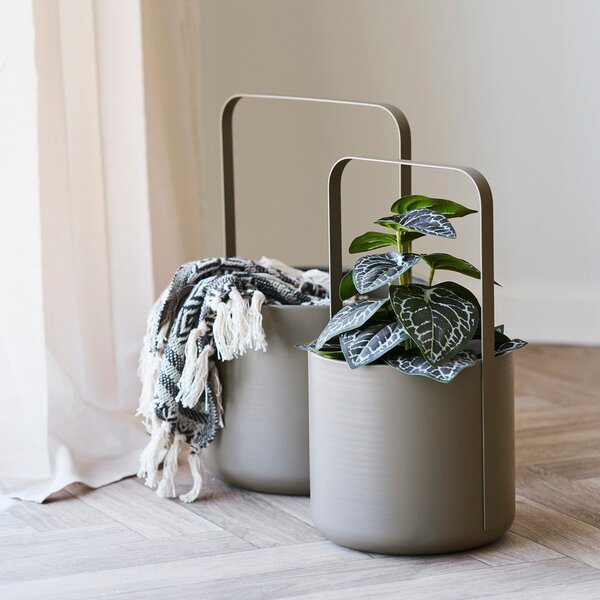 Set di coprivaso in metallo 2 pz ø 24,5 cm Tule – House Nordic