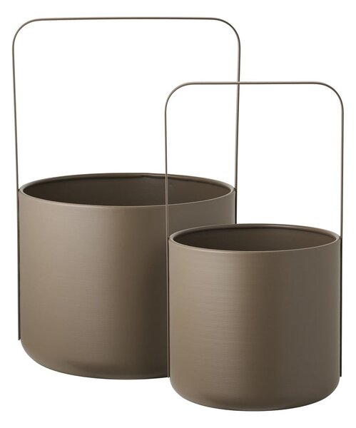 Set di coprivaso in metallo 2 pz ø 24,5 cm Tule – House Nordic