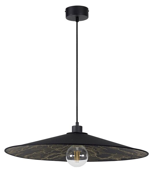 Lampada a sospensione MARKET SET, Gatsby, dimmerabile, Nero, Sala da pranzo, Tessuto / Tessile, Design