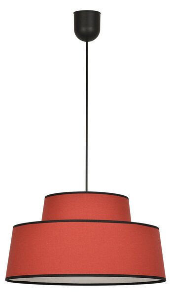 Lampada a sospensione COREP, Mallorca, dimmerabile, Marrone / Ruggine, Soggiorno, Tessuto / Tessile