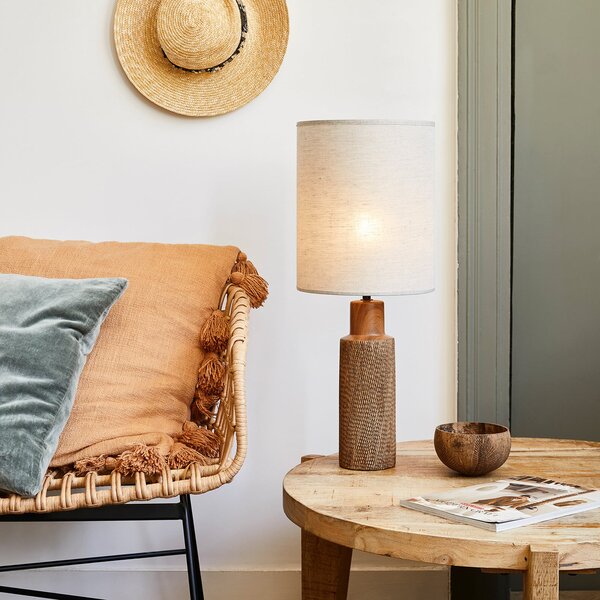 Lampade da tavolo COREP, Santal, Bianco, Soggiorno, Ceramica