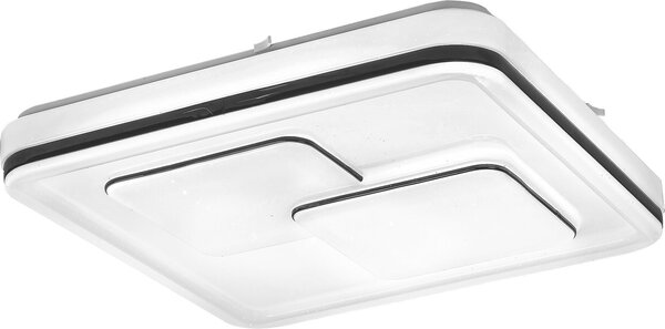Rabalux 2604 Lampada da soffitto Hecate, 40 W, 4000 K, 2970 lm, bianco e nero, bianco neutro, 48,5 x 48,5 cm