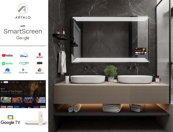 Specchio con LED illuminazione M17 premium