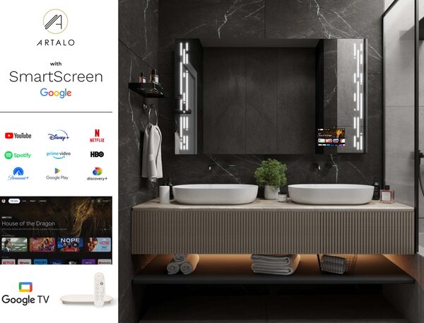 Specchio con LED illuminazione M19 premium