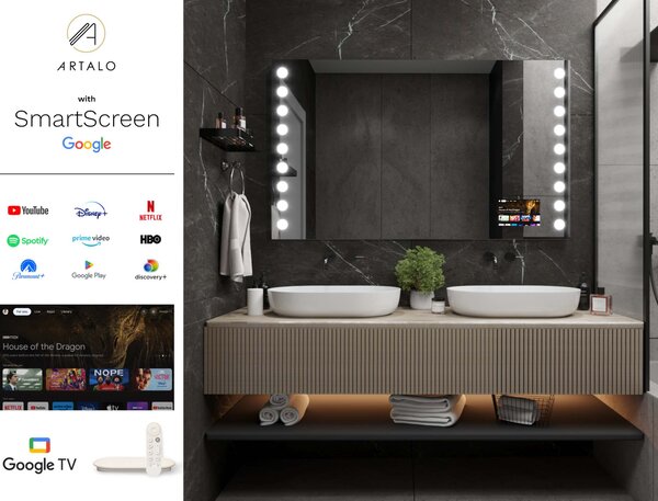 Specchio con LED illuminazione M14 premium