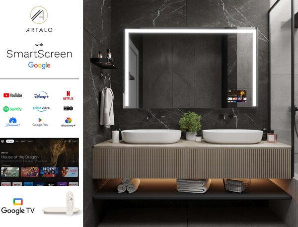 Specchio con LED illuminazione M9 premium
