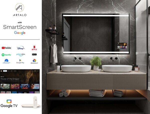 Specchio con illuminazione LED M11